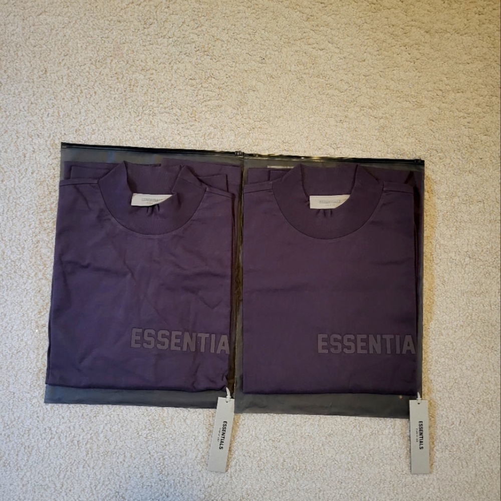 Essentials Long Sleeve Tee "Plum"